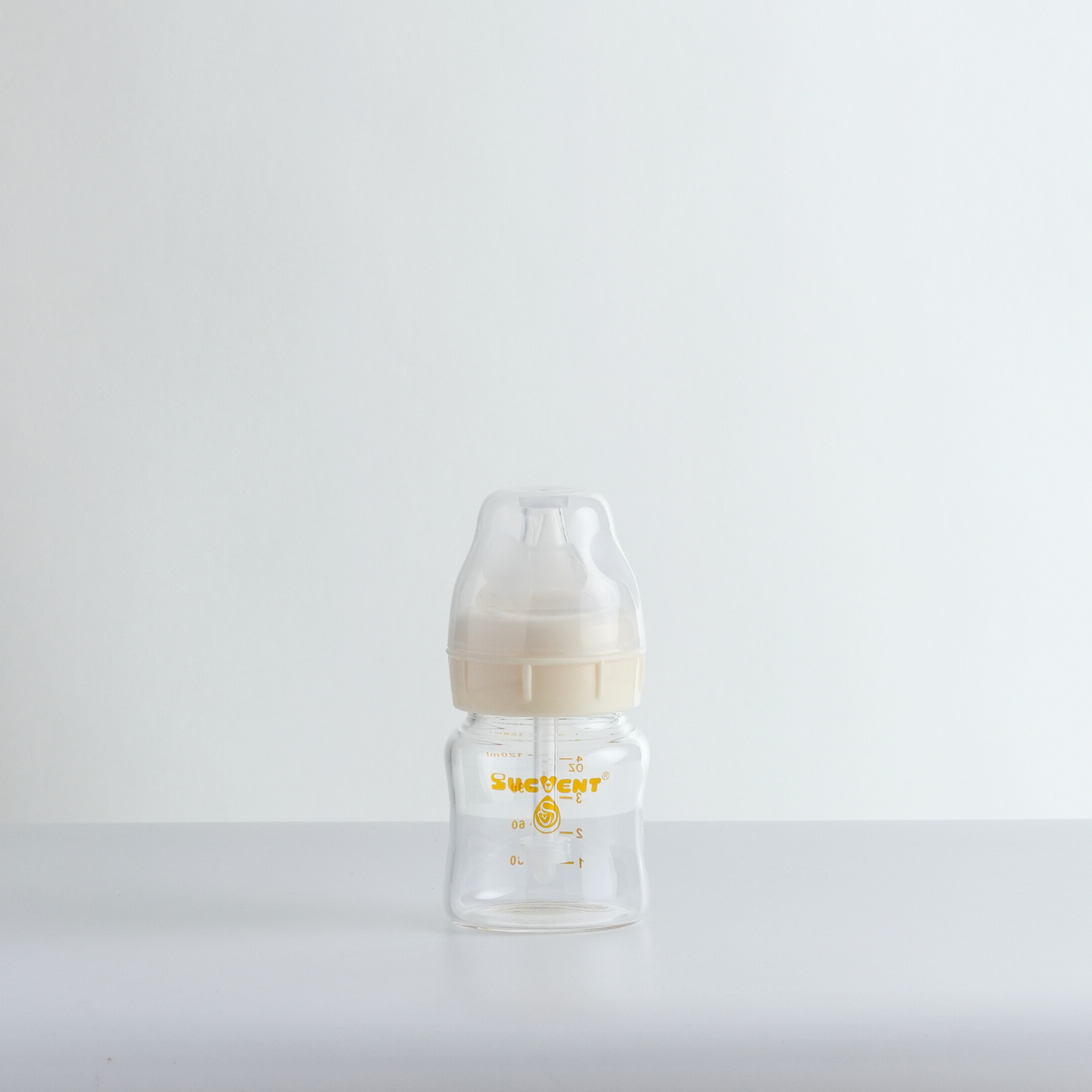 SUCVENT Glass Anti-Bloating & Anti-Choking Bottle