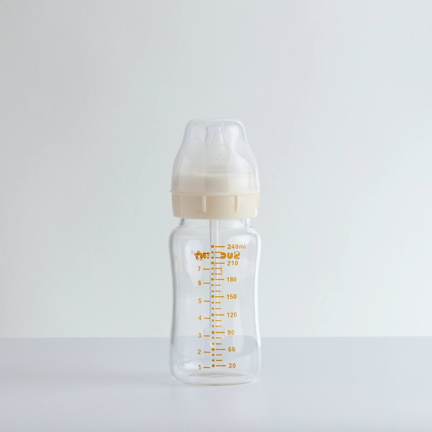 SUCVENT Glass Anti-Bloating & Anti-Choking Bottle