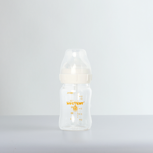 GLASS Baby Bottle | 5oz | 160ml | 1pc | Anti-Colic | SUCVENT