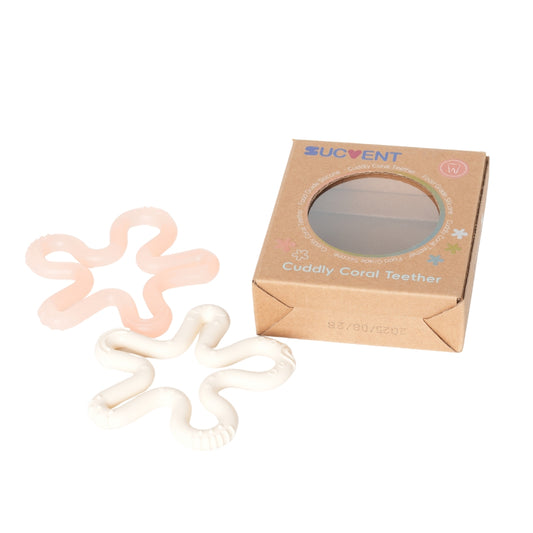 Cuddly Coral Teether | 2 pcs | SUCVENT