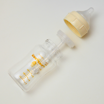 SUCVENT Glass Anti-Bloating & Anti-Choking Bottle
