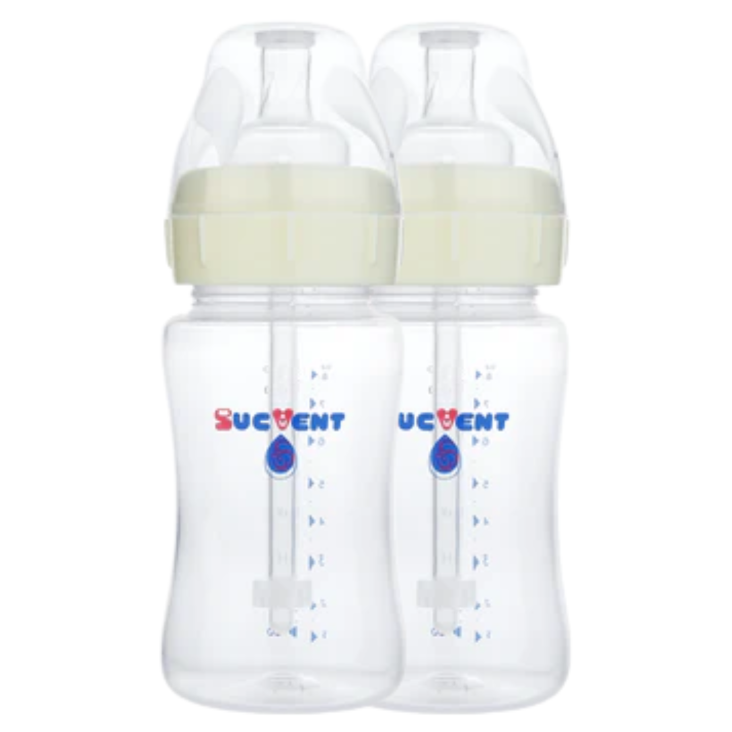 PP Baby Bottle Set | 8oz + 8oz | 240ml + 240ml | 2pcs | Anti-Colic | SUCVENT